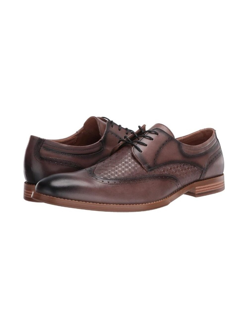 New Stacy Adams Fallon Gray Wingtip Oxford Dress Shoes Men’s 11.5M - Picture 7 of 7